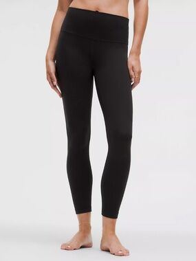 Black lululemon Align High-Rise Pant 25" Size 6